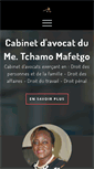 Mobile Screenshot of cabinet-tchamo.com